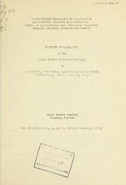 Cover of: Selected publications of the Naval Stores Research Division on production, properties, and uses of naval stores (turpentine, rosin, pine gum, etc.).