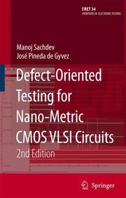 Cover of: Defect-Oriented Testing for Nano-Metric CMOS VLSI Circuits (Frontiers in Electronic Testing)