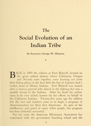The social evolution of an Indian tribe by George Warren Hinman