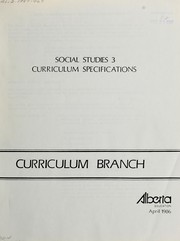 Cover of: Social studies 3 curriculum specifications