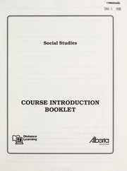 Cover of: Social studies: course introduction booklet