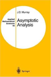 Cover of: Asymptotic analysis