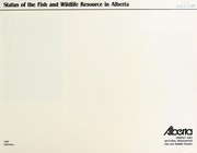 Cover of: Status of the fish and wildlife resource in Alberta.