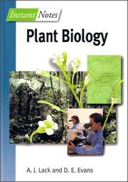 Cover of: Plant biology