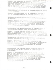 Cover of: Suggested amendments to proposed bills for 1975 legislature: amendments to law establishing local government study commissions (voter review procedure bill), alternative forms of local government bill, self-government powers (home rule) bill