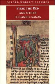 Cover of: Eirik the Red and other Icelandic sagas by translated, with an introduction by Gwyn Jones.