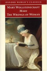 Cover of: Mary: and, The wrongs of woman