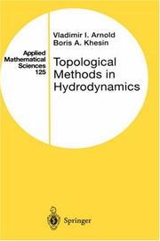 Cover of: Topological methods in hydrodynamics by Arnolʹd, V. I.