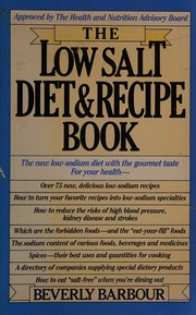 Cover of: Low salt diet and recipe book