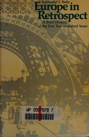 Cover of: Europe in retrospect: a brief history of the past two hundred years