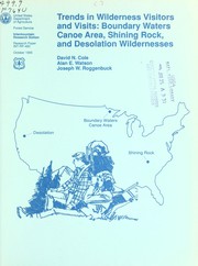 Trends in wilderness visitors and visits by Cole, David N.