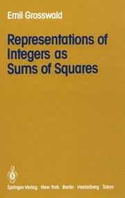 Representations of integers as sums of squares by Emil Grosswald
