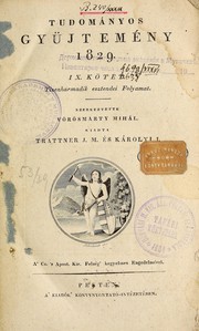 Cover of: Tudományos gyüjtemény