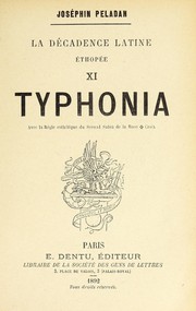 Cover of: Typhonia: Avec la règle esthétique du second Salon de la Rose Croix