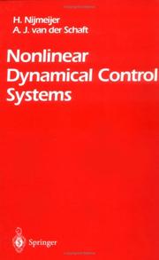 Cover of: Nonlinear dynamical control systems by H. Nijmeijer