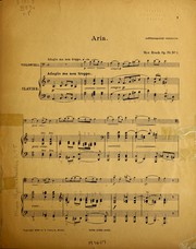 Cover of: Vier stücke für violoncell mit begleitung des claviers