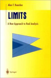 Cover of: Limits: A New Approach to Real Analysis