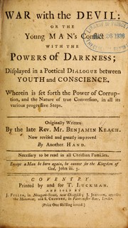 Cover of: War with the devil: or the young man's conflict with the powers of darkness ...