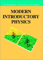 Cover of: Modern introductory physics