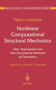 Nonlinear computational structural mechanics : new approaches and non-incremental methods of calculation