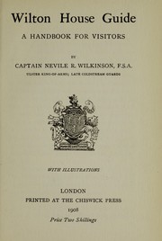 Wilton House guide by Nevile R. Wilkinson