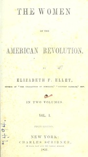Cover of: The women of the American revolution
