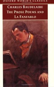 The prose poems and La fanfarlo