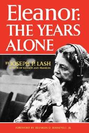 Cover of: Eleanor: the years alone