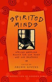 Cover of: Spirited minds by edited by Archie Givens ; introduction by Gordon Parks.