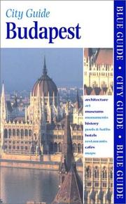Cover of: Blue Guide Budapest, Second Edition (Blue Guides)