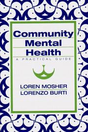 Cover of: Community mental health