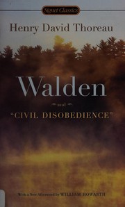 Cover of: Walden and Civil Disobedience by Henry David Thoreau, W. S. Merwin, William Howarth