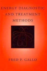Cover of: Energy Diagnostic and Treatment Methods