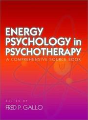 Cover of: Energy Psychology in Psychotherapy