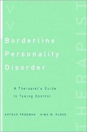 Cover of: Borderline Personality Disorder: A Therapist's Guide to Taking Control