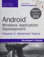 Cover of: Android wireless application development: Android essentials