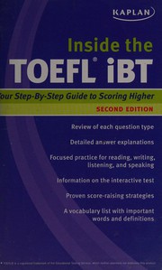 Cover of: Inside the TOEFL iBT: strategies and practice to help you score higher
