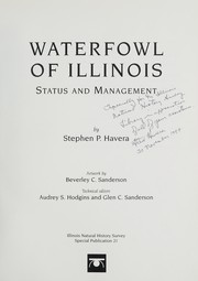 Waterfowl of Illinois by Stephen P. Havera