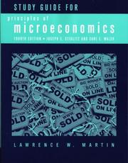 Cover of: Study Guide for Principles of Microeconomics, Fourth Edition by Lawrence W. Martin