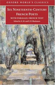 Six French poets of the nineteenth century : Lamartine, Hugo, Baudelaire, Verlaine, Rimbaud, Mallarmé