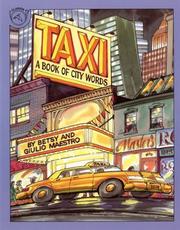 Cover of: Taxi: A Book of City Words