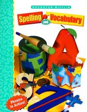 Cover of: Houghton Mifflin Spelling and Vocabulary: Level 1