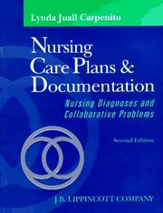 Nursing care plans & documentation by Lynda Juall Carpenito