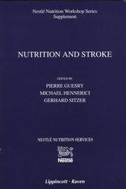 Cover of: Nutrition and stroke