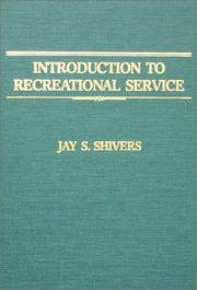 Cover of: Introduction to recreational service