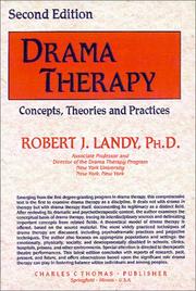 Drama therapy by Robert J. Landy