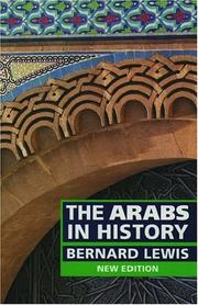The Arabs in history by Bernard Lewis