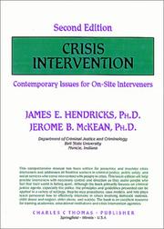 Cover of: Crisis intervention by James E. Hendricks