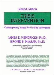 Cover of: Crisis Intervention by James E. Hendricks, Jerome B. McKean