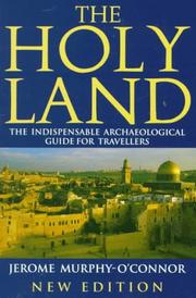 Cover of: The Holy Land by J. Murphy-O'Connor